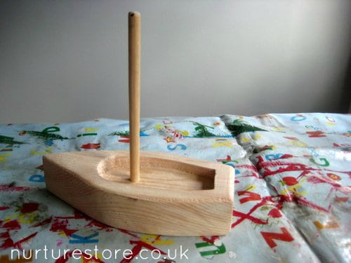 How to make a sailing boat