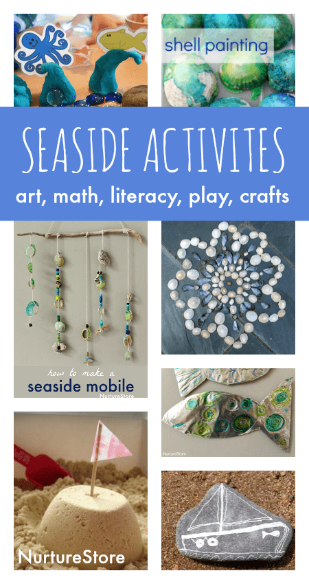 Seaside crafts and beach activities for kids - NurtureStore