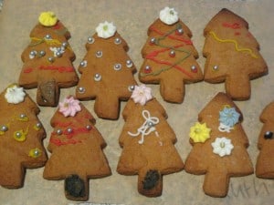 gingerbread Christmas trees