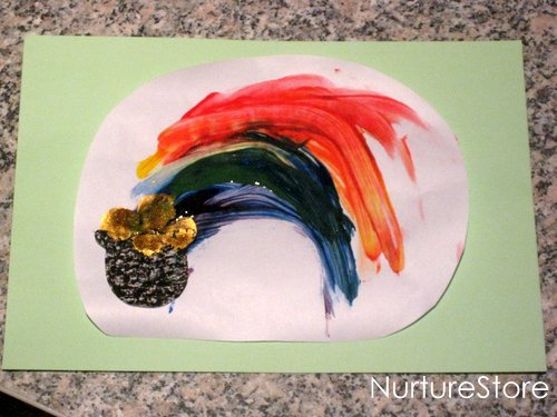 st patricks rainbow craft