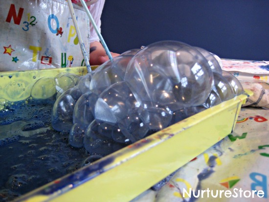 bubble painting craft