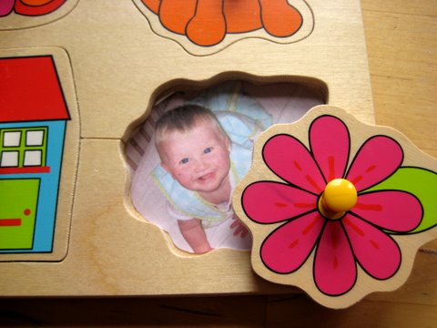 Personalised store jigsaw baby