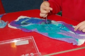 feltmaking with children