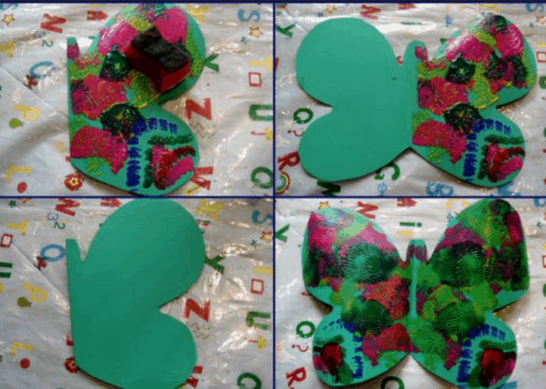 The Very Hungry Caterpillar craft ideas: butterflies