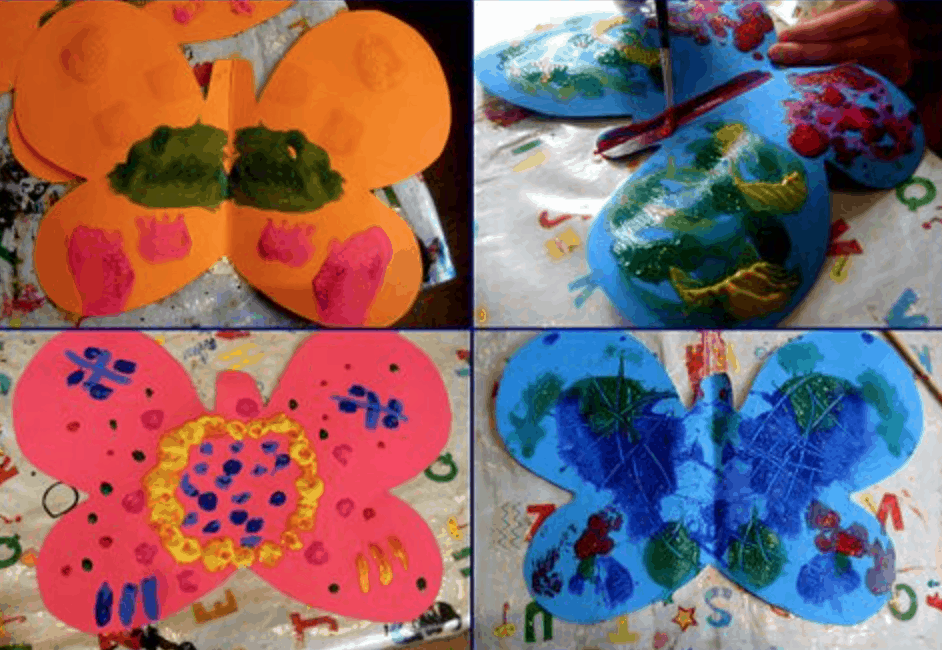 very hungry caterpillar butterfly crafts