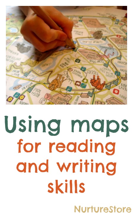 Great ideas for using maps for reading and writing skills