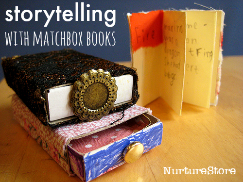 writing prompt with matchbox books