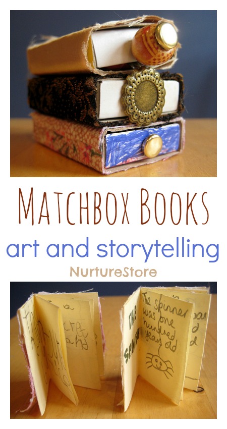 Beautiful matchbox books for art and storytelling