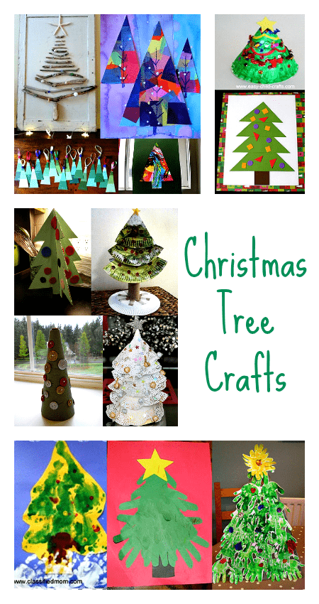 Easy Christmas tree crafts for kids