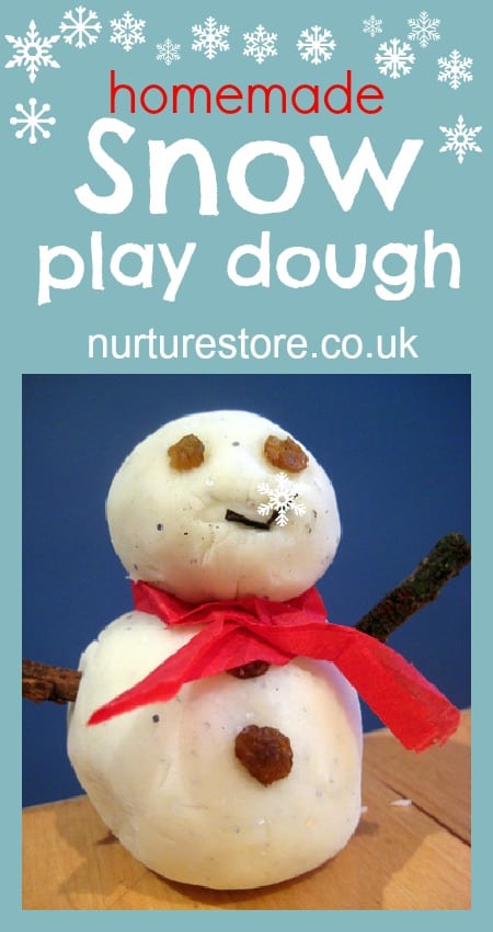 snow play dough