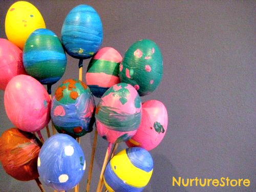 painted easter eggs