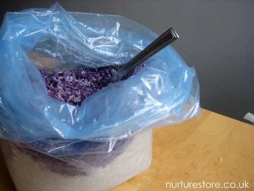 how to dye rice