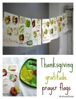 Thanksgiving craft prayer flags
