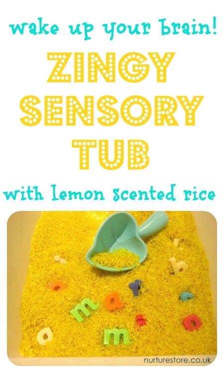 sight word sensory tub