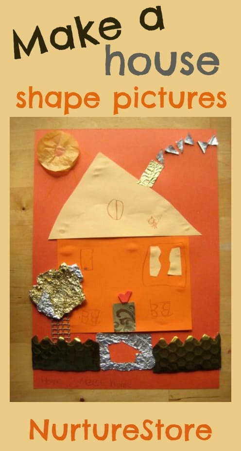 make a house shape pictures