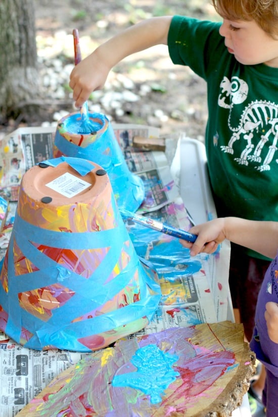 toddler crafts flower pot