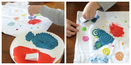 kids crafts design a t-shirt