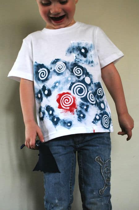 kids crafts t-shirt printing