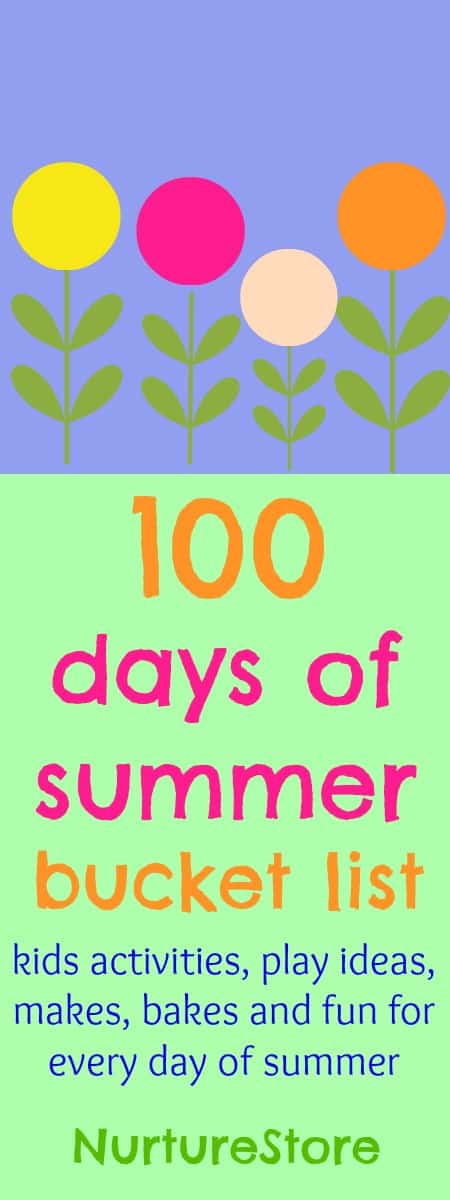 100 Days Of Summer Bucket List Nurturestore