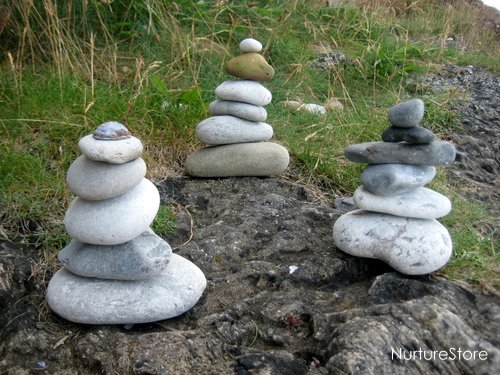 stone cairns