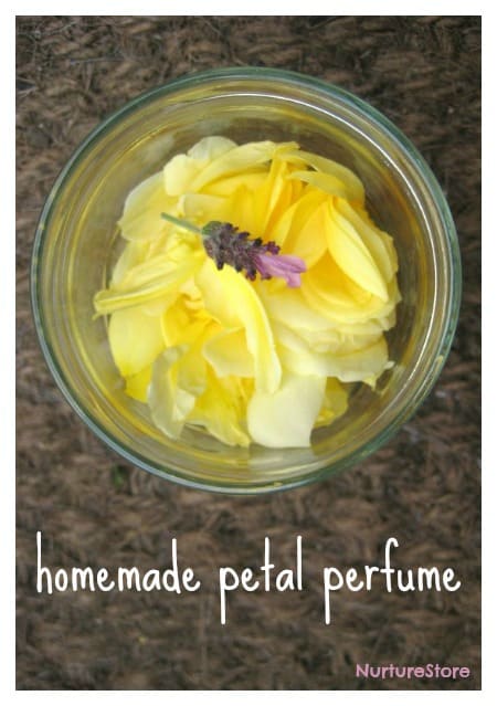 homemade petal perfume