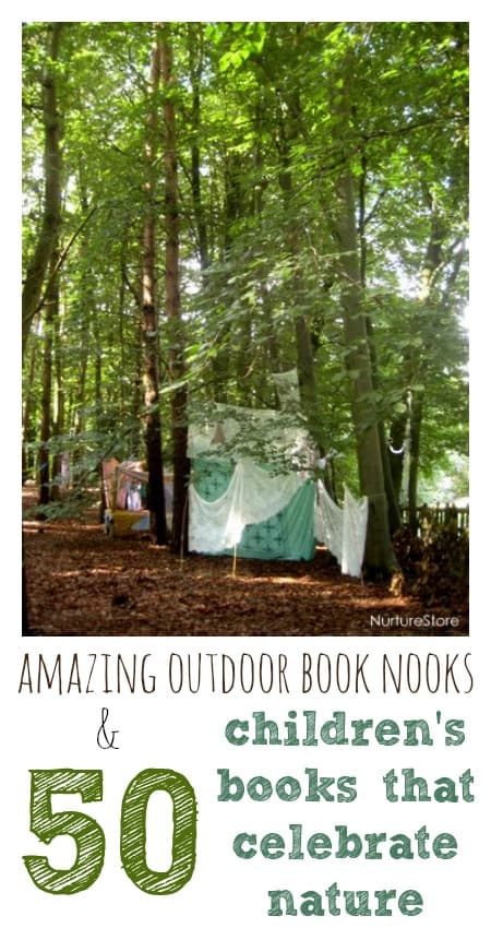 Amazing outdoor book nooks and the top 50 children's books about anture