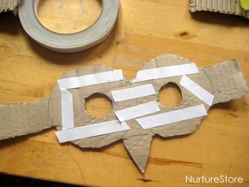how to make an owl mask