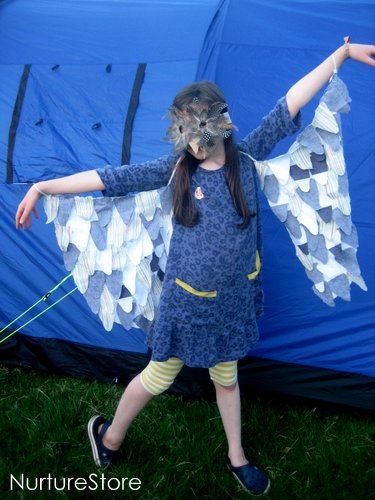 How to make an easy & no sew owl costume - NurtureStore