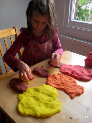 fall play dough