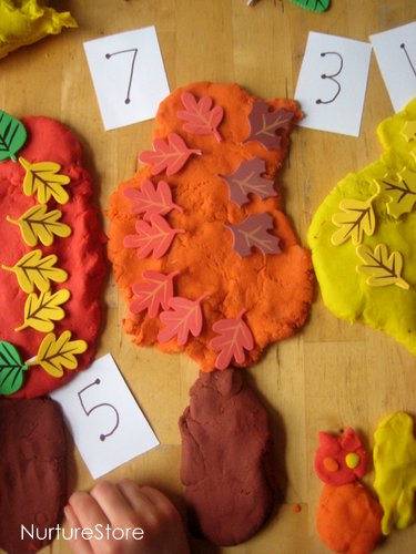 play dough math games