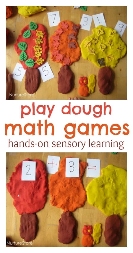 alphabet classroom games Fall play dough  math NurtureStore games