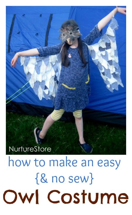 How to make an easy & no sew owl costume - NurtureStore