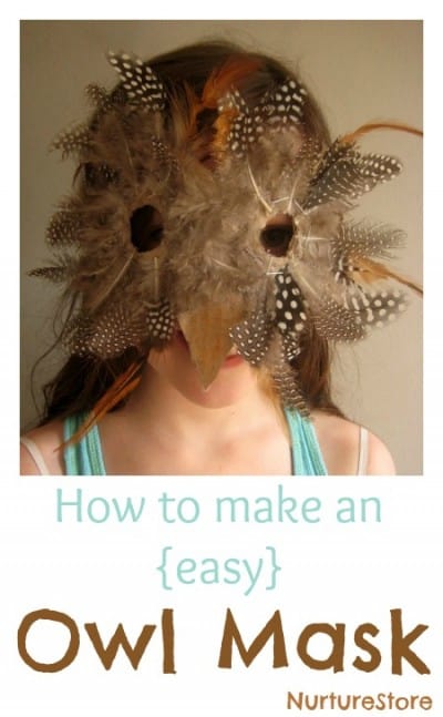 How to make an easy owl mask - NurtureStore