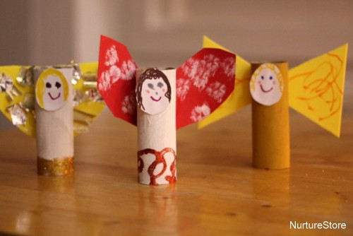 easy Christmas angel craft toddlers