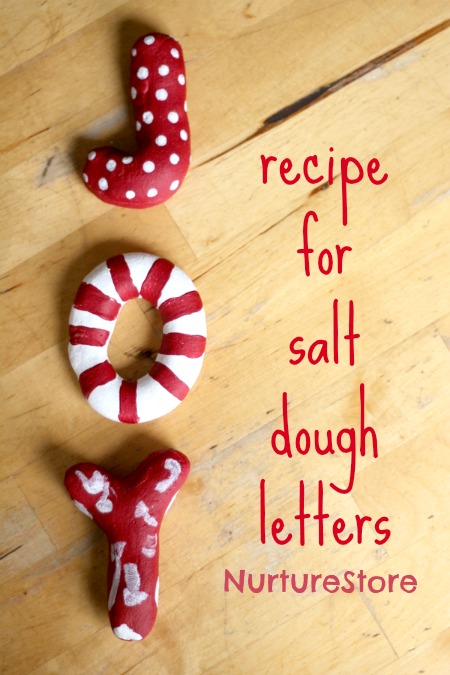 Joy! A Christmas salt dough recipe ~ great for making decorations. | NurtureStore :: inspiration for kids