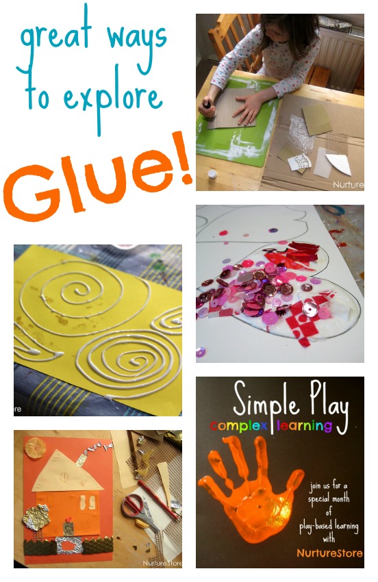Great kids art ideas using glue | NurtureStore :: inspiration for kids