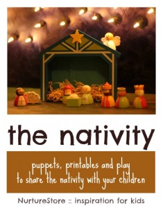The Nativity puppets printables and play NurtureStore