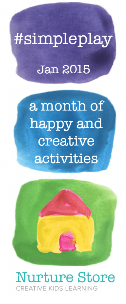 A month of simple play activities promoting play-based learning and creative play