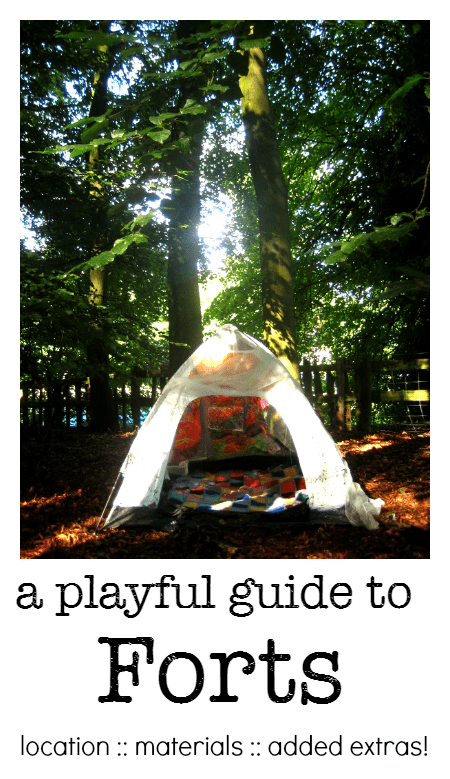 A playful guide to how to build a child's fort