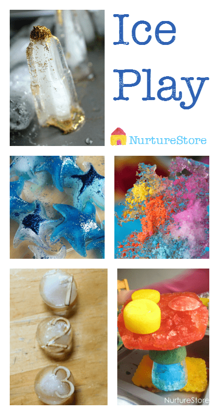 Lots of ice play and frozen activities - great for sensory play and hands-on learning