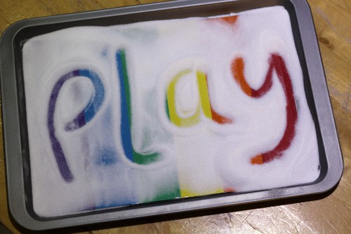 rainbow salt tray spellings