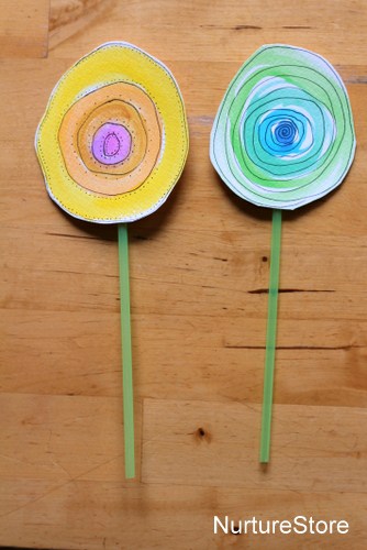 spring flower craft for kids