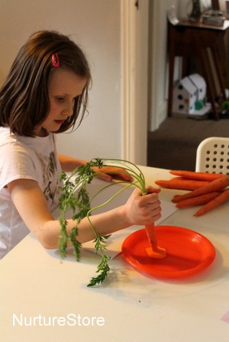 easter crafts carrots