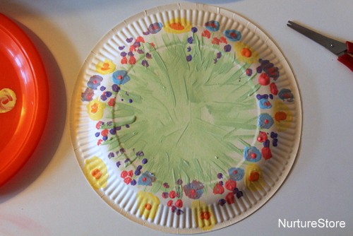 paper plate craft spring 