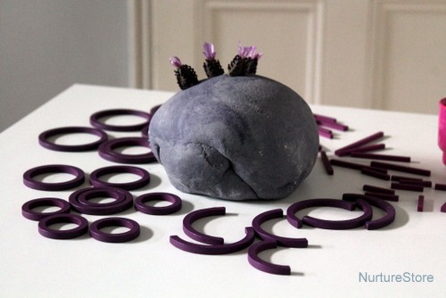 no cook lavender playdough recipe