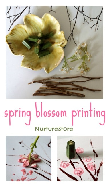 Spring blossom printing : a lovely spring craft for kids