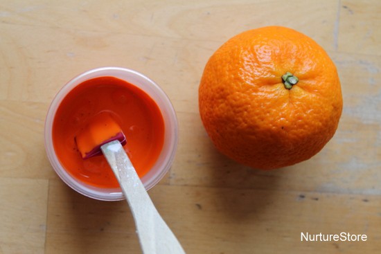 homemade paint recipe orange