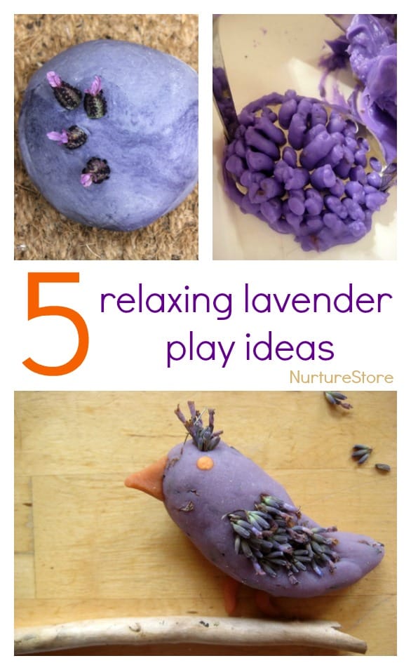 Lovely relaxing lavender sensory play activities