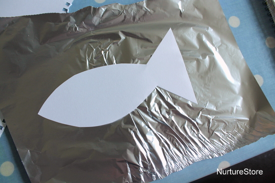 TIn Foil Fish Father's Day Craft - Craft Klatch