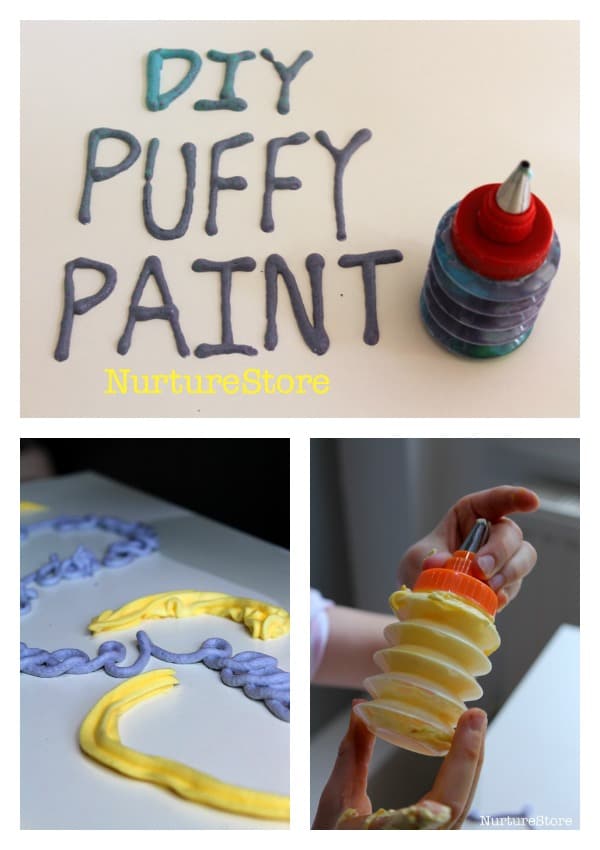 How to make puffy paint, homemade puffy paint